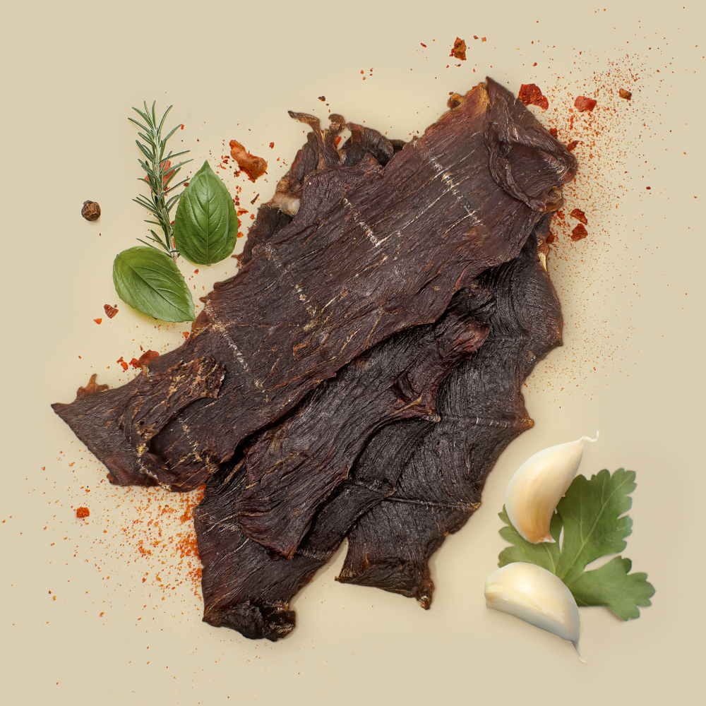 Beef Jerky ohne Zusatzstoffe: 100% Rindfleisch und Gewürze kaufen