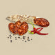 Luftgetrocknete Salami Extra Spicy